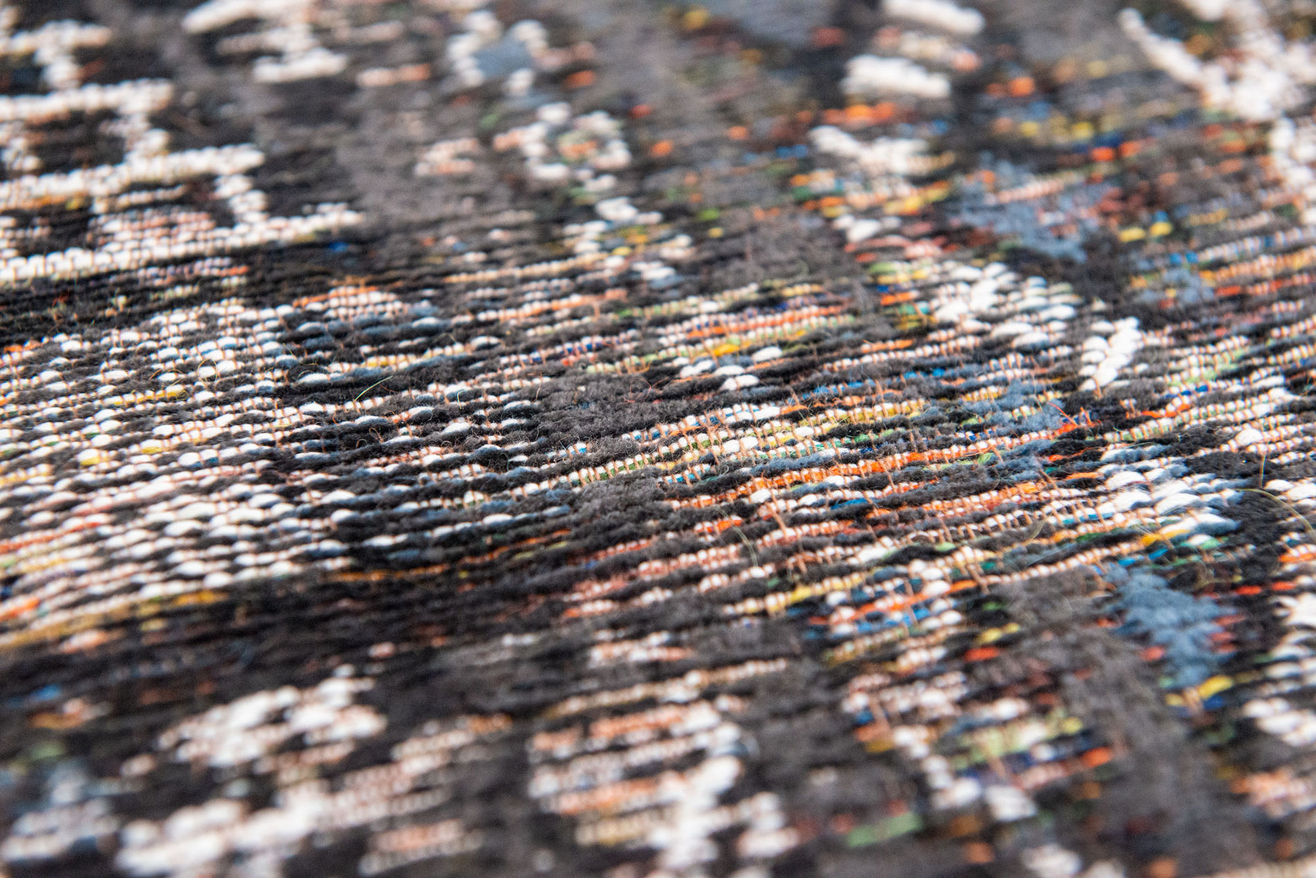 Antiquarian Kilim 9113 Black Rabat – Bild 7
