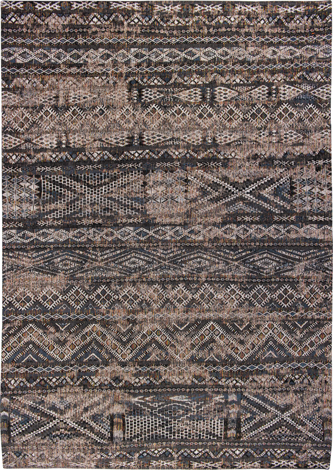 Antiquarian Kilim 9113 Black Rabat – Bild 1