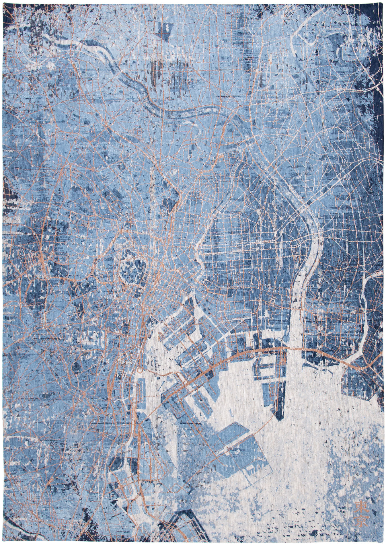 9314 Tokyo Condcutive Blue Flatdown Web