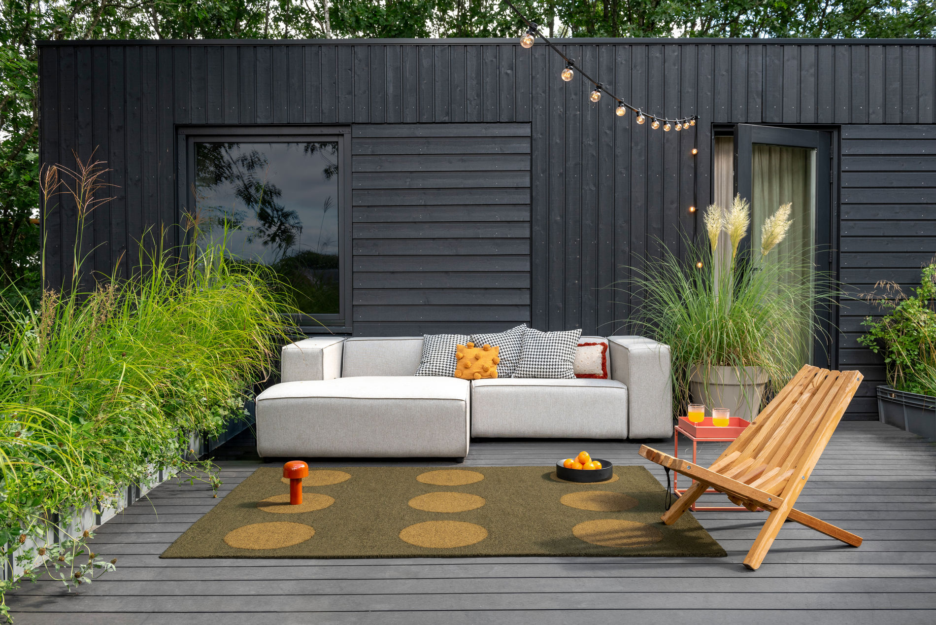 Habitat Festival Dots Olive Green – Bild 2