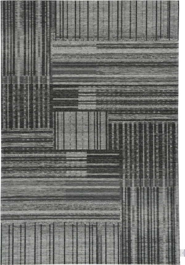 Living stripy pat 650 grey