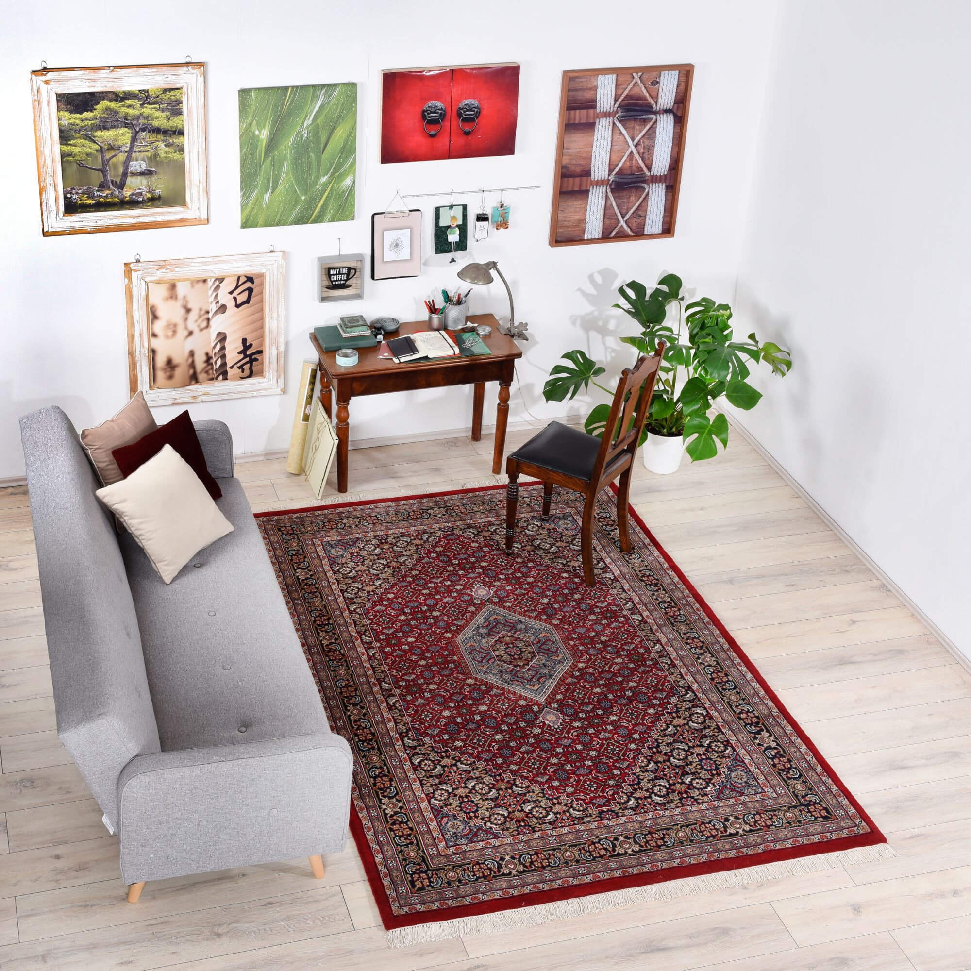 Benares Bidjar 9 200 red – Bild 2