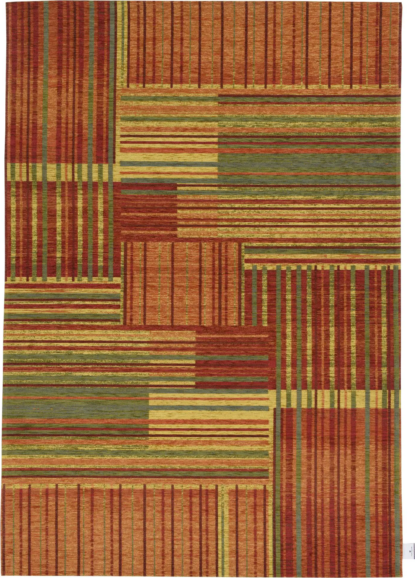 Living stripy pat 445 rust multi – Bild 1