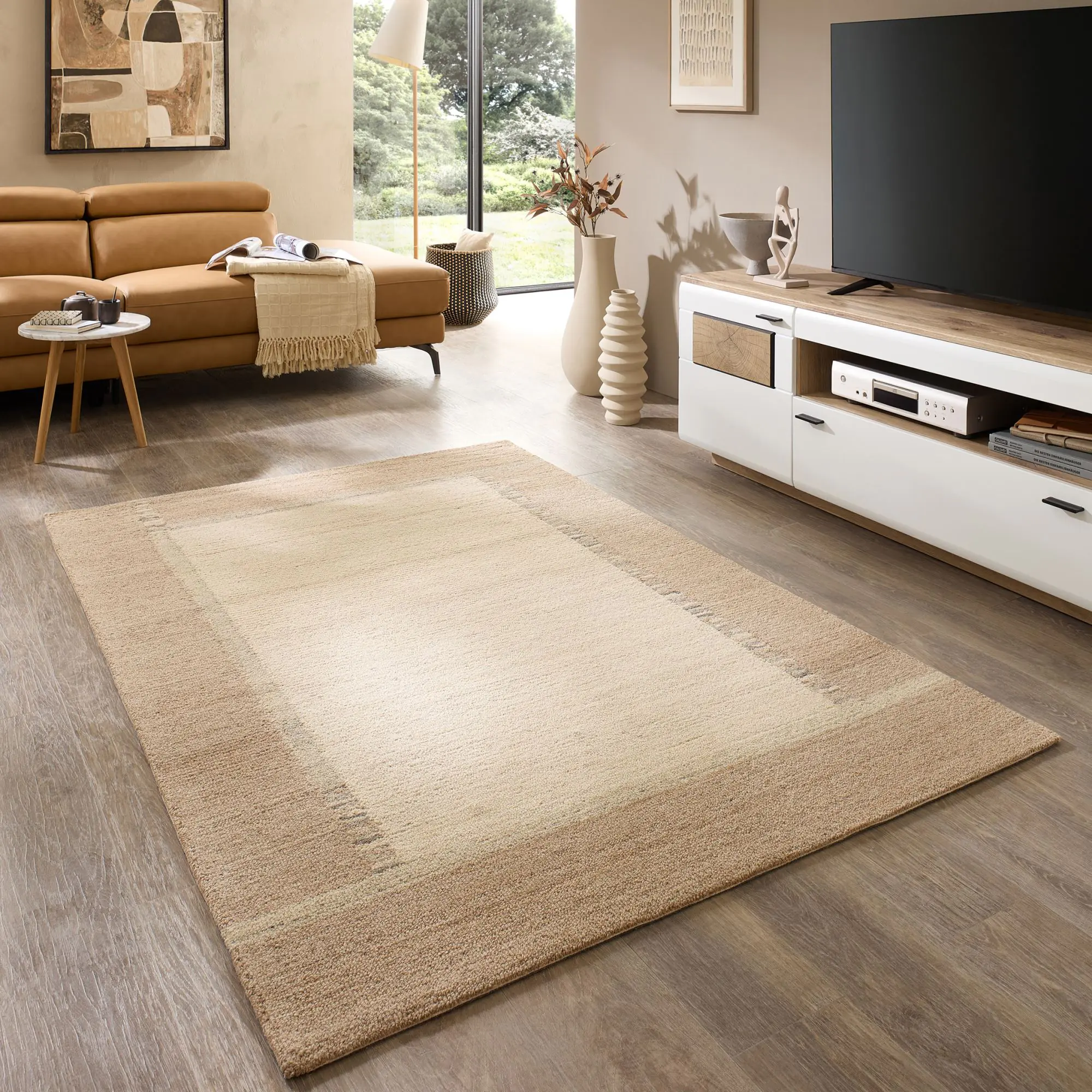 Natur Loop 519 beige – Bild 5