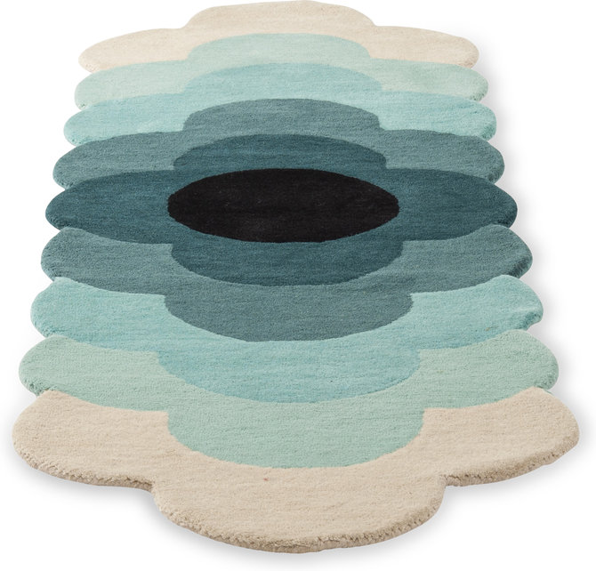 Optical Flower Teal – Bild 7