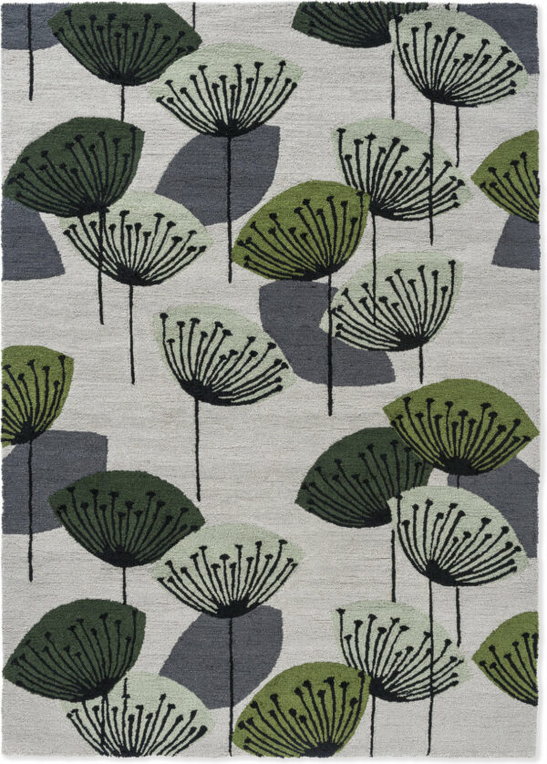 Dandelion Clocks Botanical Green outdoor