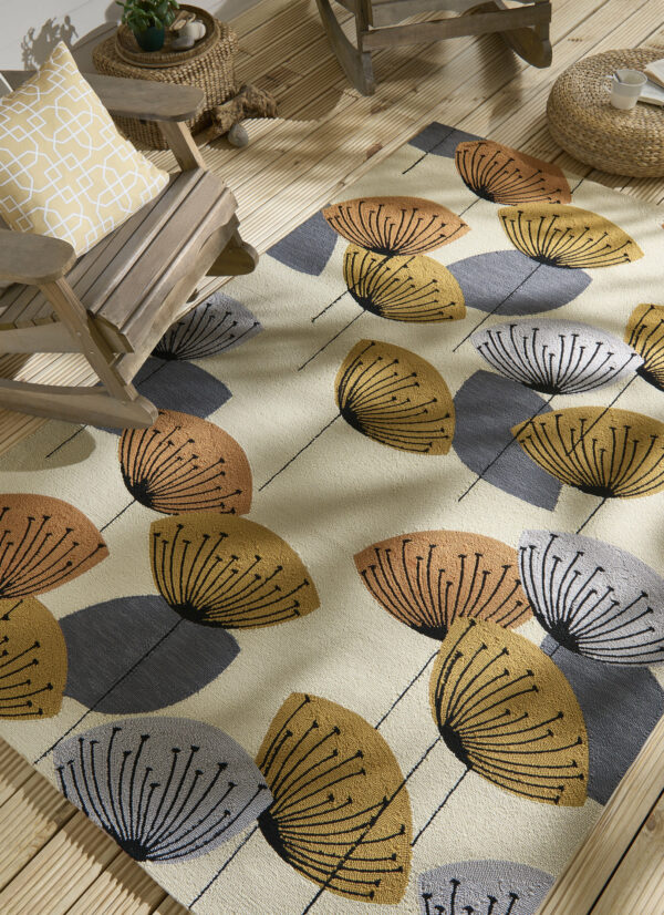 Dandelion Clocks Ochre/Silver outdoor โ Bildย 3