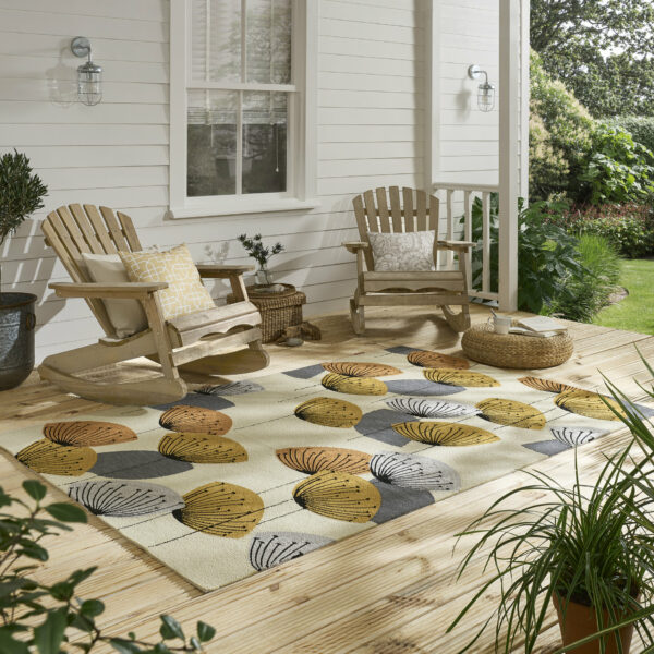 Dandelion Clocks Ochre/Silver outdoor โ Bildย 2