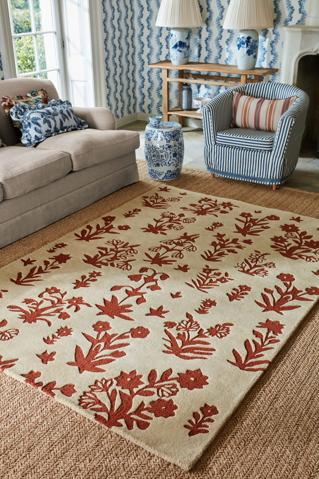Woodland Glade Linen/Russet Brown – Bild 2