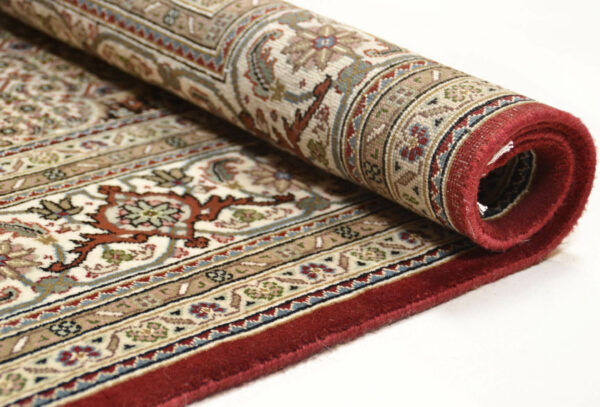 Sirsa Silk Tabriz Ma 562 red / cream – Bild 7