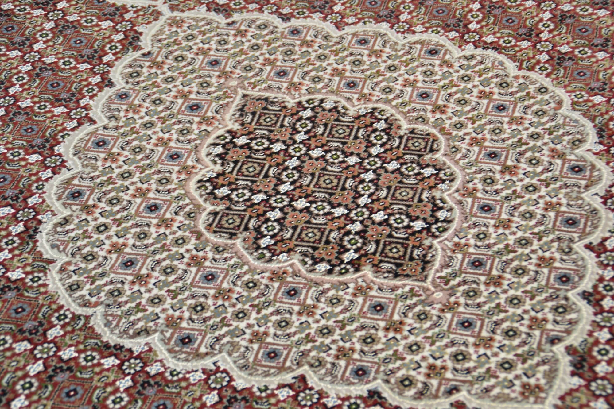 Sirsa Silk Tabriz Ma 562 red / cream – Bild 5