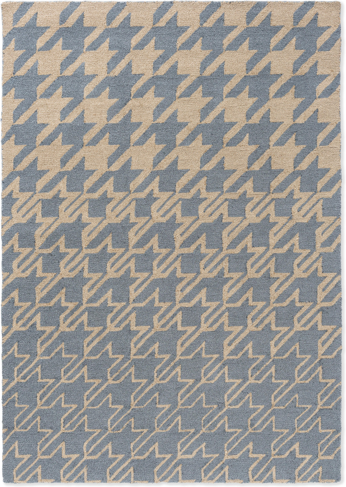 Houndstooth Washed Blue – Bild 1