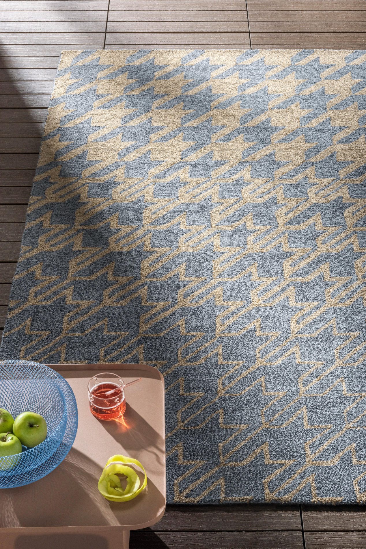 Houndstooth Washed Blue – Bild 3