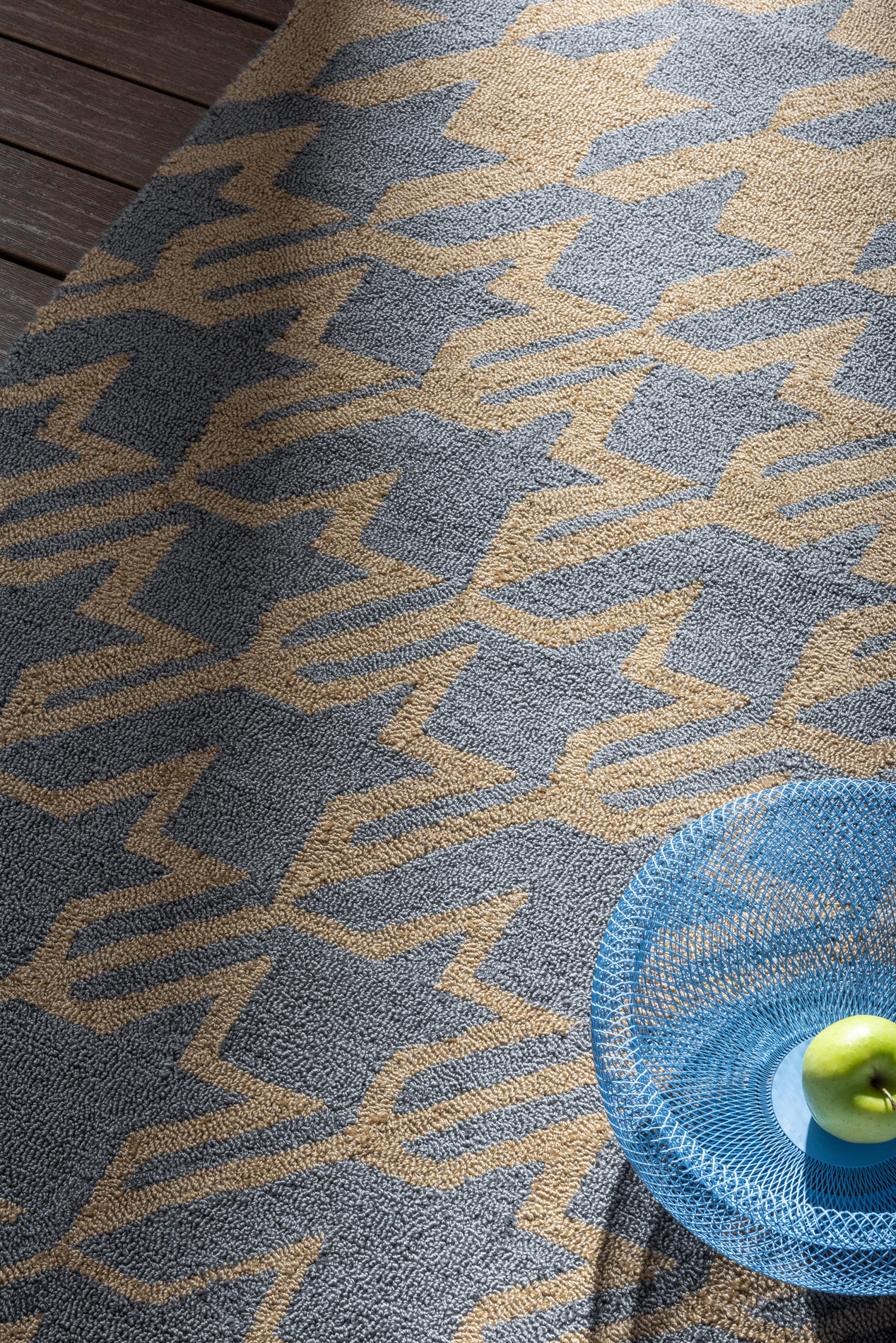 Houndstooth Washed Blue – Bild 2