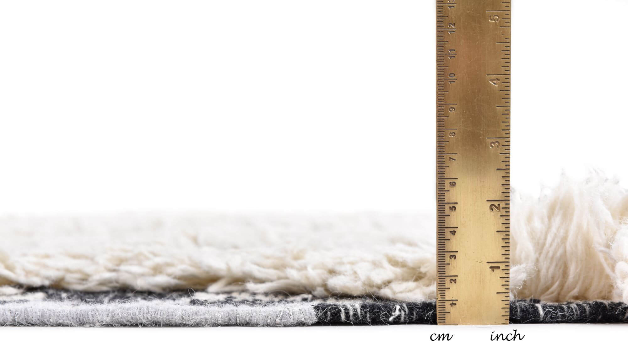 Vintage Cozy Kelim 615 black / white – Bild 4