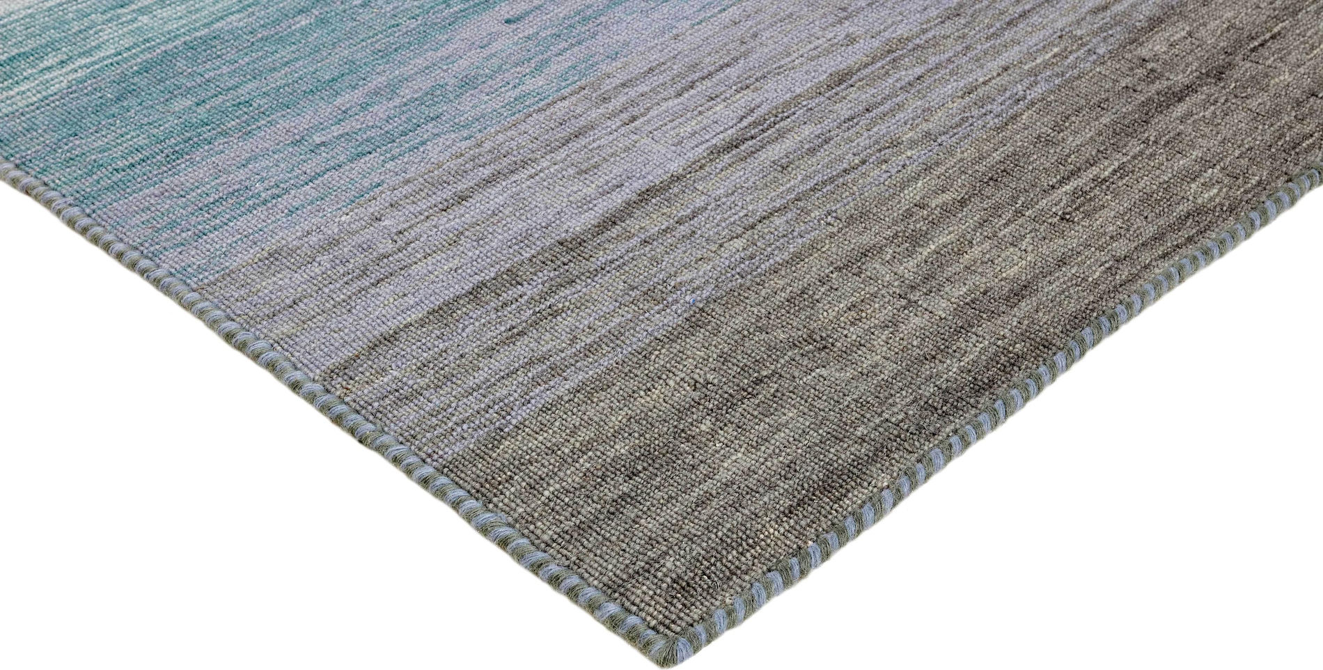 Panorama Kelim Grey - Blue – Bild 4