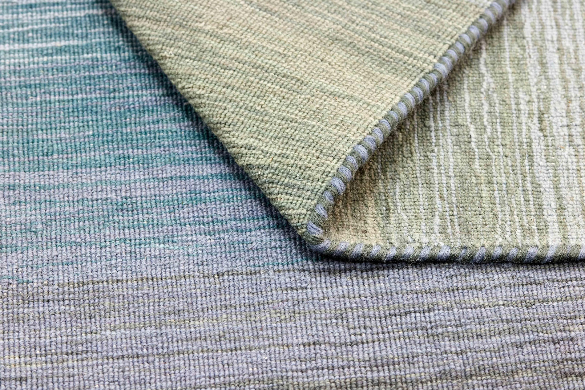 Panorama Kelim Grey - Blue – Bild 5
