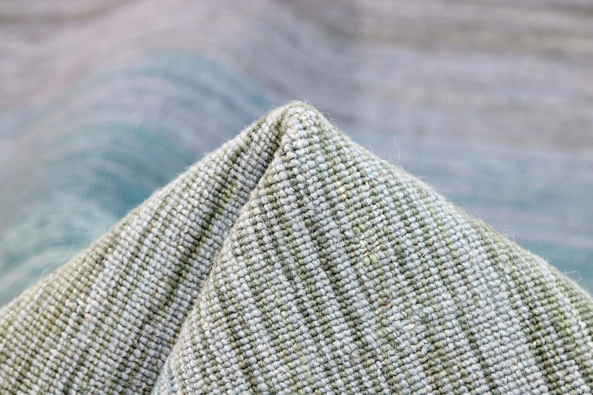 Panorama Kelim Grey - Blue – Bild 6