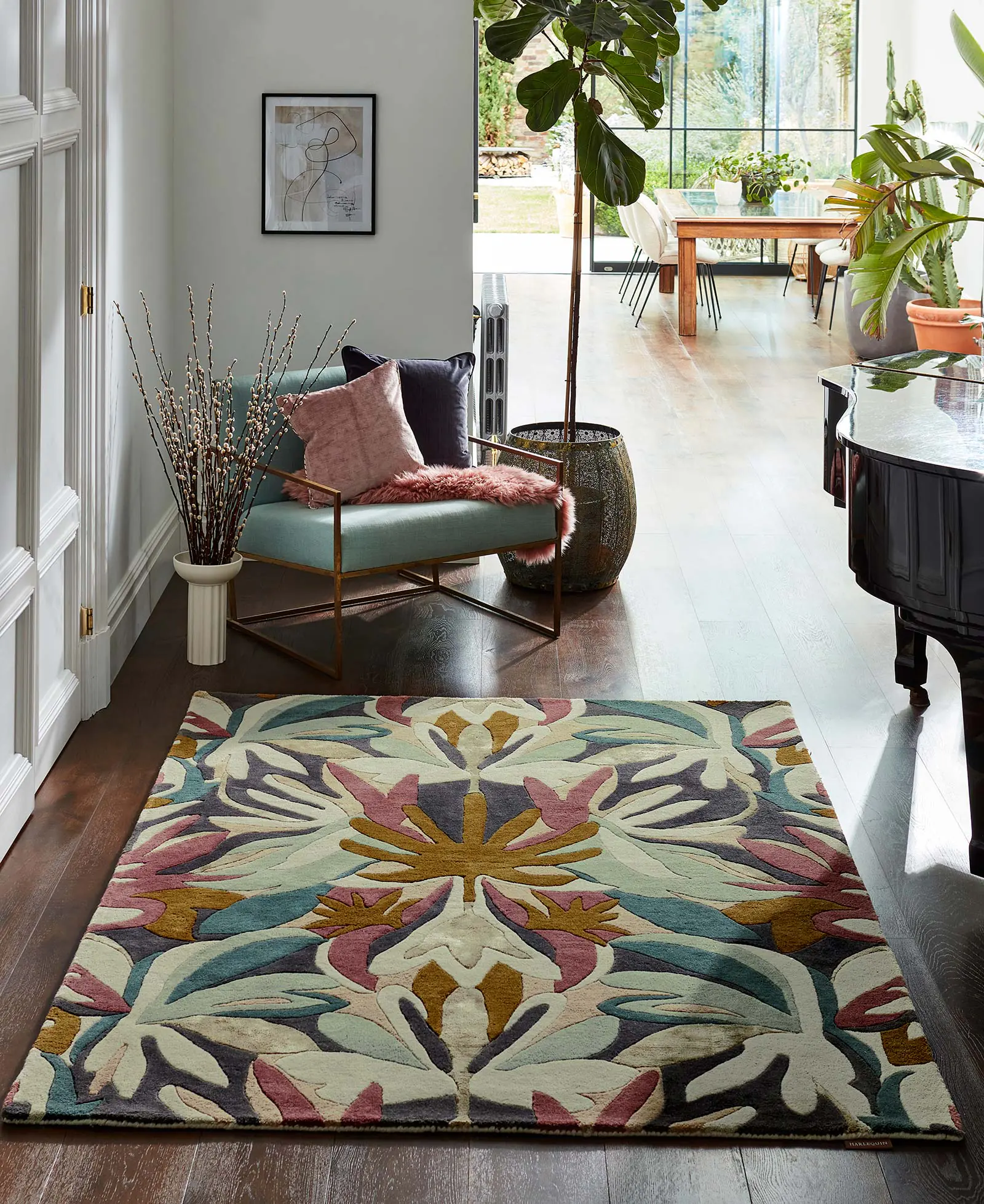 Harlequin Melora Positano Succulent Gold 142702 Interior 2