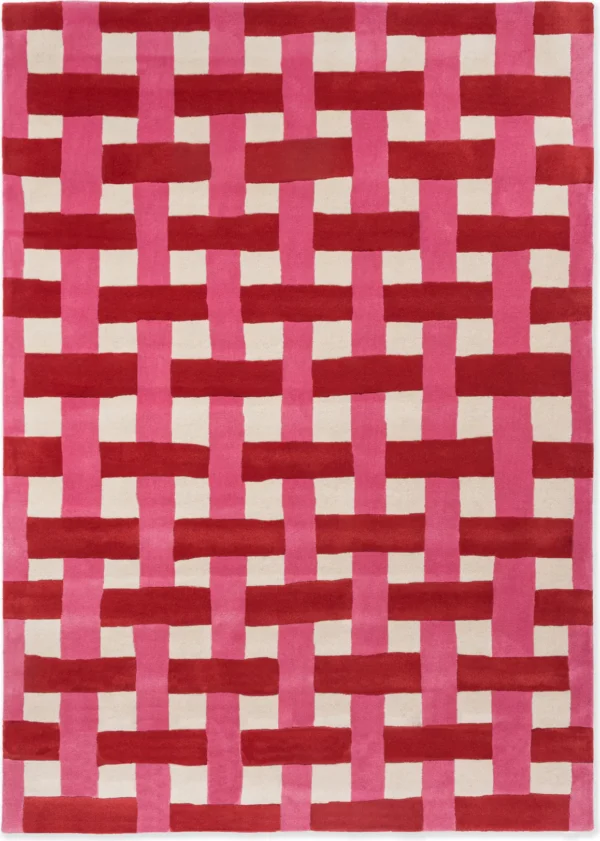 Harsr Basket Weave Coral Rose 144102 A Hr