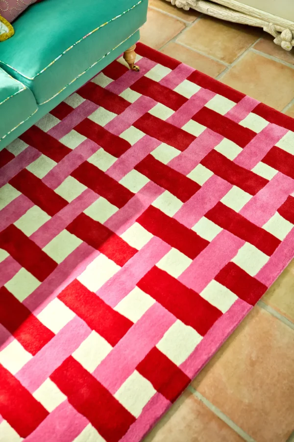 Harsr Basket Weave Coral Rose 144102 Sfeer C Hr