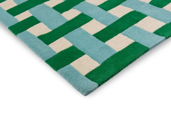 Harsr Basket Weave Emerald Aquamarine 144107 E Hr