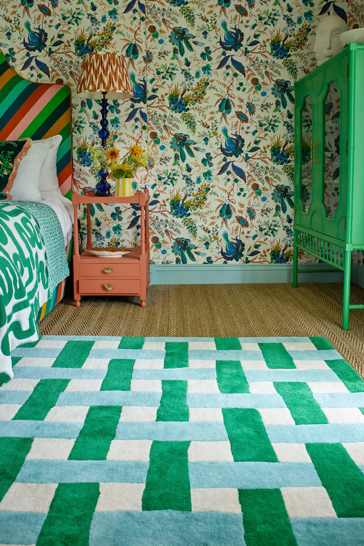 Harsr Basket Weave Emerald Aquamarine 144107 Sfeer B Hr