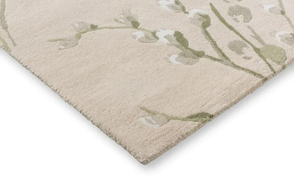 Laura Ashley Rug Pussy Willow Hedgerow Green 079807 2